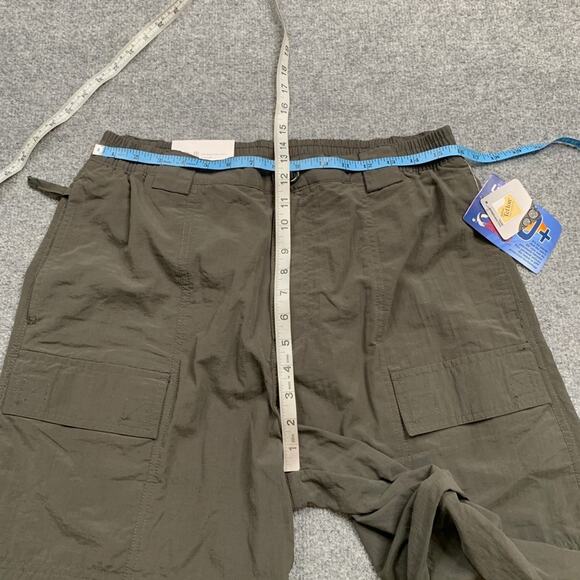 World Wide Sportsman Pants Mens L Large Charcoal Convertible Hiking Fishing - Picture 7 of 15
